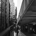 Manchester, San Francisco, black and white photograph