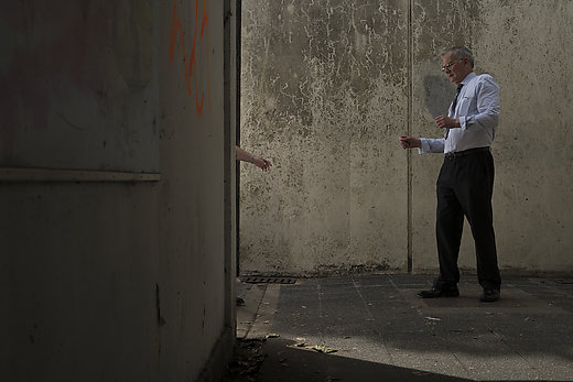 Man standing in room